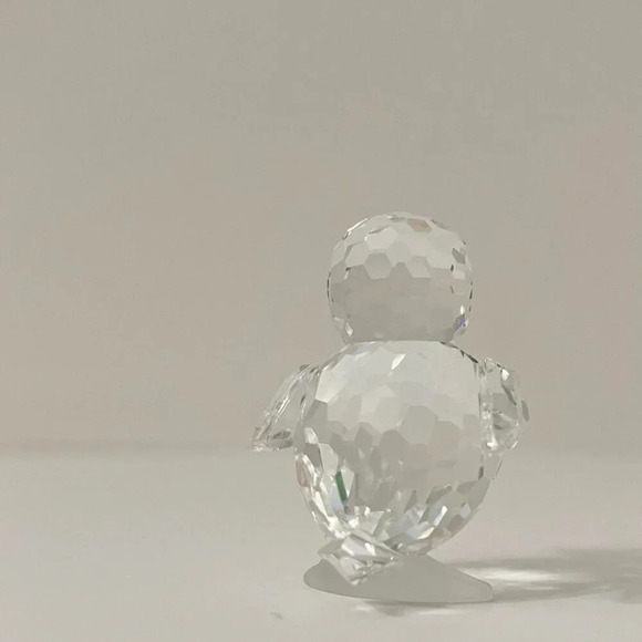 Crystal Glass Duck Figurine Miniature Figure 1.5 Inch Chip - Picture 5 of 16